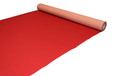 Bordeaux rød Løber i nålefilt - 2 meter bredde - REST 270X200 CM