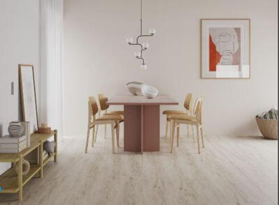 Moland Bastion Vinyl Wideplank, Lys eg