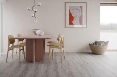 Moland Bastion Vinyl Wideplank, Grå eg