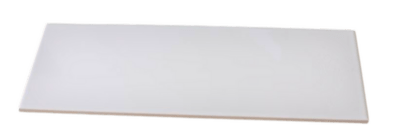 FD Objekt hvid blank vægflise 98x298 mm.