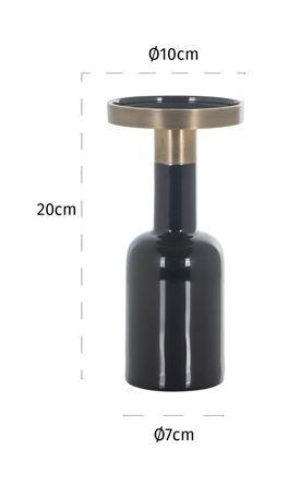 Lysestage Esra i sort, lille