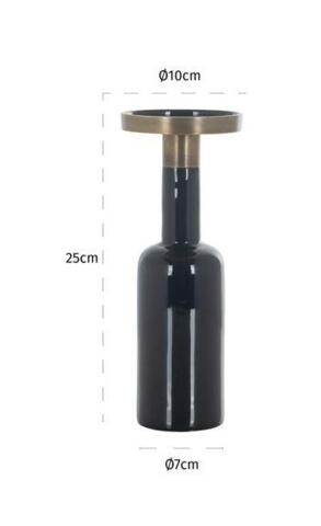 Lysestage Esra i sort, stor