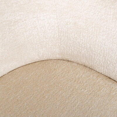 Spisebordsstol Minerva white chenille, brændhæmmende