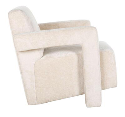 Easy lænestol Devanto hvid chenille