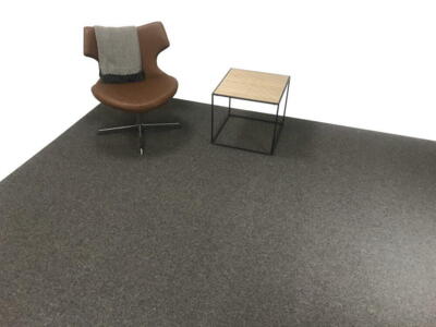 Væg til væg tæppe i uld - Dublin, Mørkegrå - REST 200X400 CM