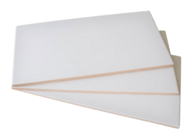 FD Objekt hvid mat vægflise 148x298 mm.