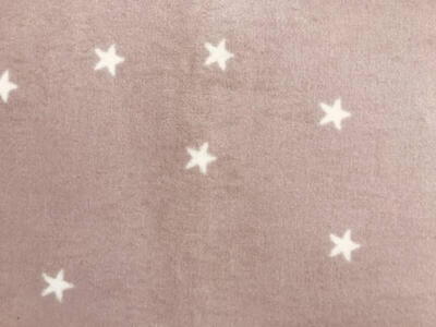 Brice gulvtæppe til børneværelset - Lyserød - REST 195X400 CM