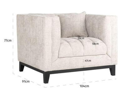 Lænestol Beauchamp natural renegade