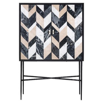 Rostelli skab med 2-døre