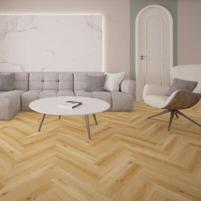 LVT vinylklik - Kingsize, Lys Natur - Sildeben