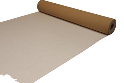 Hvid Løber i filt - 2 meter bredde - REST 300X200 CM