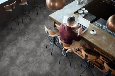 La Vida vinylgulv - Antracit beton - REST 300X400 CM