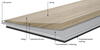 LVT vinylklik - SPC, P3002 Velluto flise 
