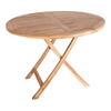 Oviedo rundt Ø 100 cm. Teak havebord 