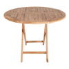 Oviedo rundt Ø 100 cm. Teak havebord 