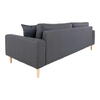 Lido 3 Personers Sofa - Sofa i mørkegrå 