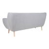 Monte Sofa i lysegrå 3 pers. 
