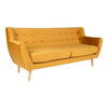 Monte Sofa i sennepsgul 3 pers. 