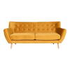 Monte Sofa i sennepsgul 3 pers. 