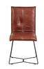 Melissa stol, Mocca farvet læder