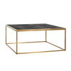 Sofabord Blackbone guld 90x90 cm.