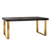 Udvideligt spisebord Blackbone Gold 195 (265)