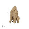 Gorilla guld lille dekoration