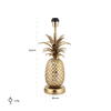 Bordlampe colada ananas guld