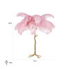 Bordlampe Upanova Pink