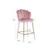 Barstol Pippa Pink, Velvet guld