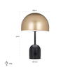 Bordlampe Elvina