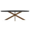 Spisebord Blackbone Brass Oval 230