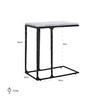 Sofabord stål smith sort