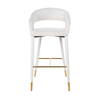 Barstol GIA White Boucé Brandhæmmende