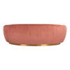 Sofa Waylon Pink Velvet + Ribben