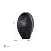 Vase Gina black