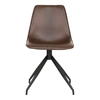 Monaco Dining Chair w. Swivel, brun