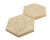Fibrotech Hexagon træbeton - Beige