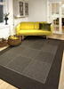 Kreatex - Fladvævet Spanish Collection, Valencia Black/Grey - REST 133X190 CM