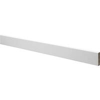 15x91 mm. fodpanel hvidmalet fyr