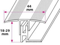 18-29 mm. XXL Dilatationsprofil - kliksystem 