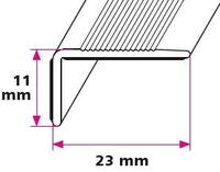 20x11 mm. vinkelprofil - selvklæbende