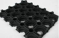 Ringmåtte Naturgummi Sort 23 mm