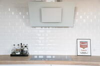 Metro vægflise hvid glans 7,5x15 cm.