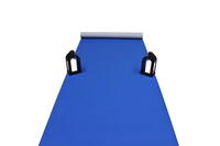 Blå Løber i nålefilt - 1 meter bredde