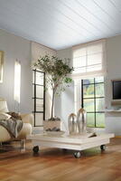 Wallmann Design Loft- og Vægpanel 10 mm. - Hvid præget struktur 