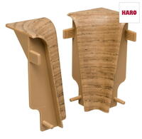 Plasthjørne - indvendig, 19 x 58 mm. 