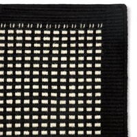 C. Olesen tæpper - Luxor - Black/White 