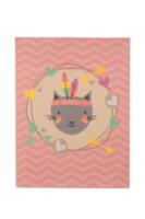 AW Mood Børnetæppe - Feather Cat - RESTSALG