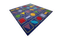 Gulvtæppe til børn - Grid Shape - RESTSALG 